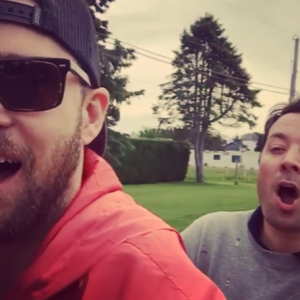Pals Justin Timberlake and Jimmy Fallon Make Bro-Biking a Thing Pals Justin Timberlake and Jimmy Fallon Make Bro-Biking a Thing